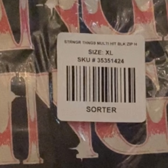 Stranger Things Black Graphic Hoodie poster hoodie Stranger things 5 - Picture 5 of 10